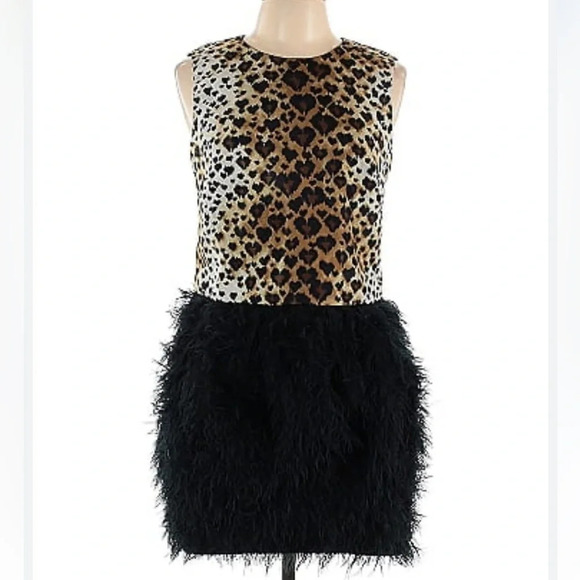 Red Valentino leopard print dress size XS - Picture 2 of 6
